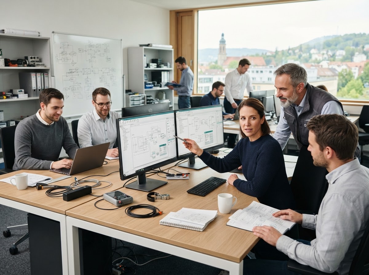 Wachstützung Team bei der Entwicklung von Analysemodellen